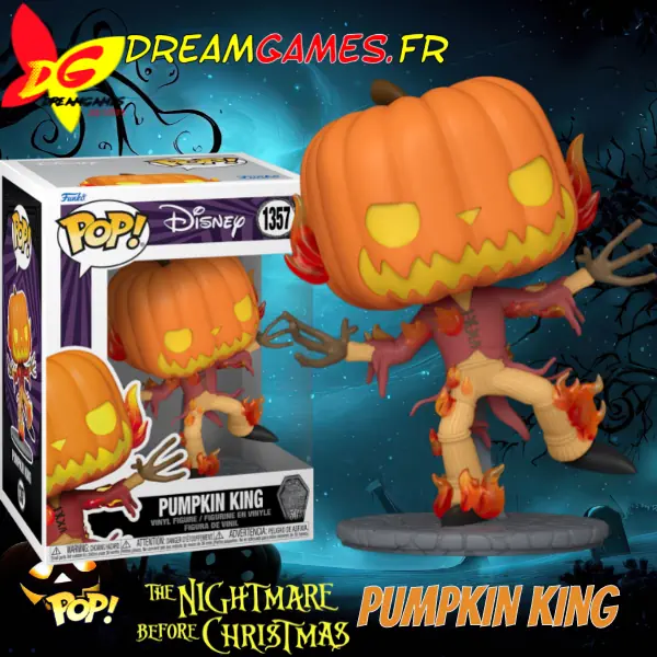 Funko Pop The Nightmare Before Christmas 1357 Pumpkin King Box Fig