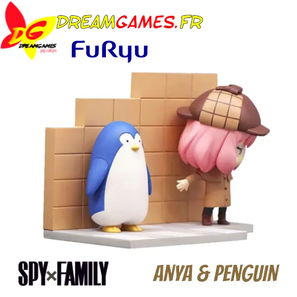 Anya and Penguin Spy x Family Statuette PVC 10 cm