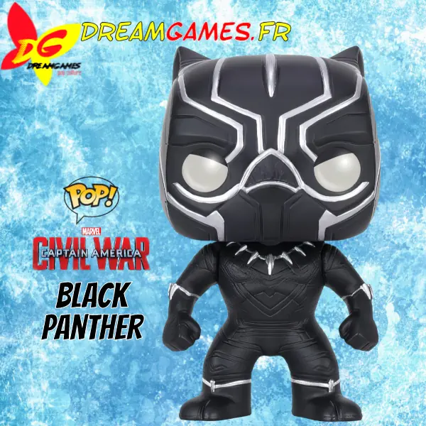 Funko Pop Black Panther 130, la figurine collector de Captain America Civil War. Un incontournable pour les fans de Marvel !
