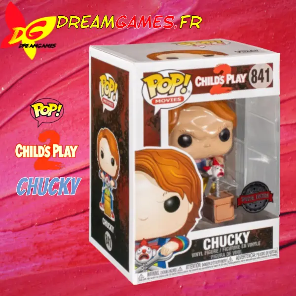 Funko Pop Childs Play 2 841 Chucky with Scissors Special Edition Box