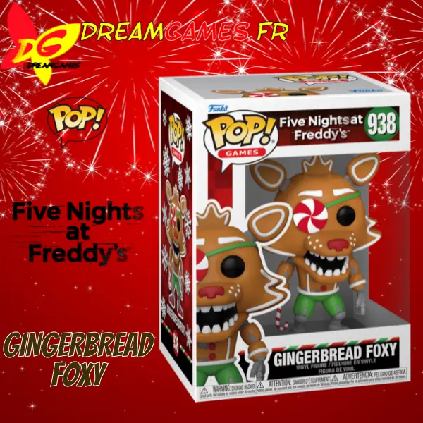 Pop Gingerbread Foxy Five Nights at Freddy’s 938
