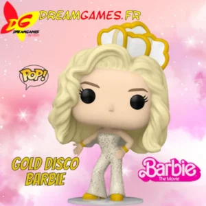 Funko Pop Gold Disco Barbie 1445 Barbie The Movie