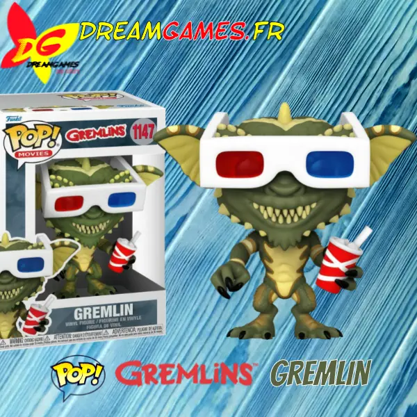 Funko Pop Gremlins 1147 Gremlin 3D Glasses Box Fig