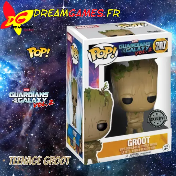 Funko Pop Teenage Groot 207 Guardians of the Galaxy Vol 2 1