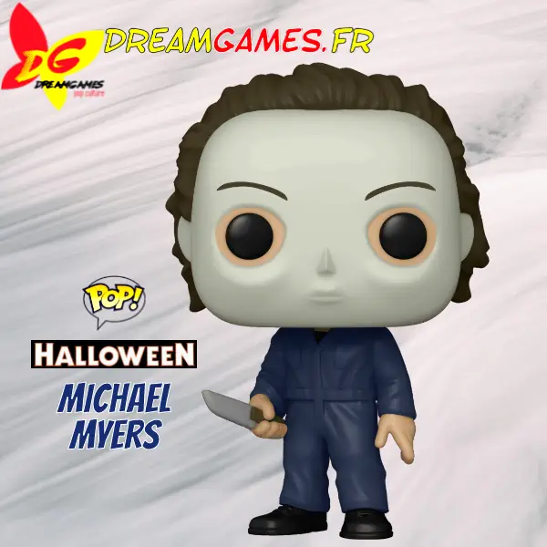 Funko Pop Michael Myers New Pose Halloween 1156 - Figurine de collection représentant Michael Myers dans une nouvelle posture, inspirée de la célèbre franchise de films d’horreur Halloween