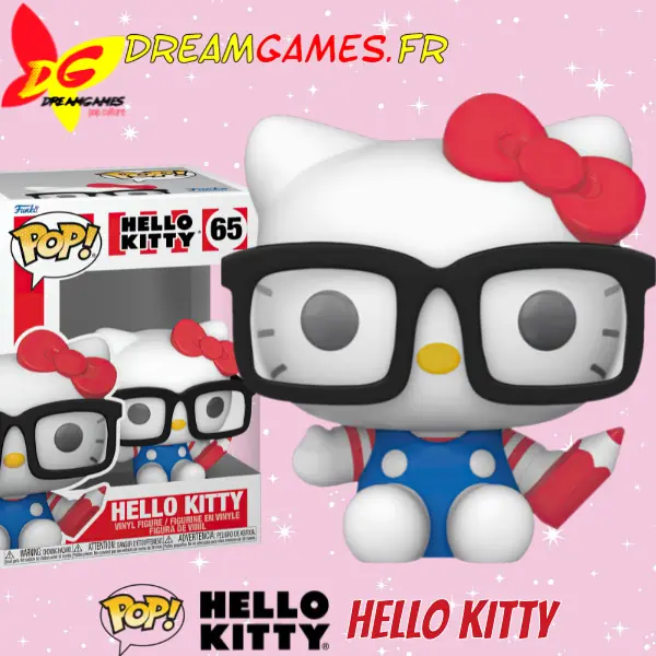Funko Pop Hello Kitty 65 Hello Kitty Nerd Box Fig