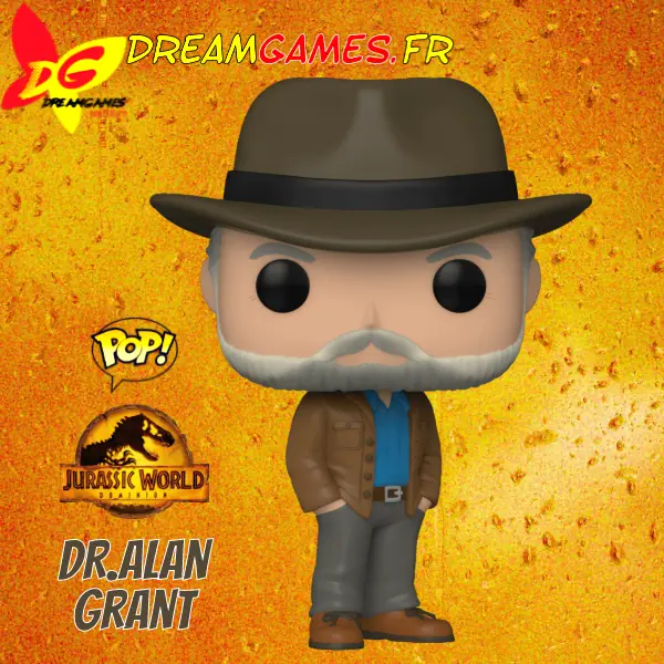 Funko Pop Dr Alan Grant Jurassic World Dominion 1221 SE