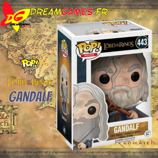 Funko Pop The Lord of the Rings 443 Gandalf Box