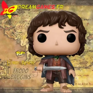 Funko Pop Frodo Baggins, le héros de la Terre du Milieu, prêt à vivre d’incroyables aventures dans l’univers de The Lord of the Rings