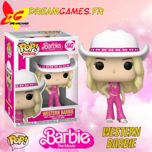 Funko Pop Western Barbie 1447 Barbie The Movie 2