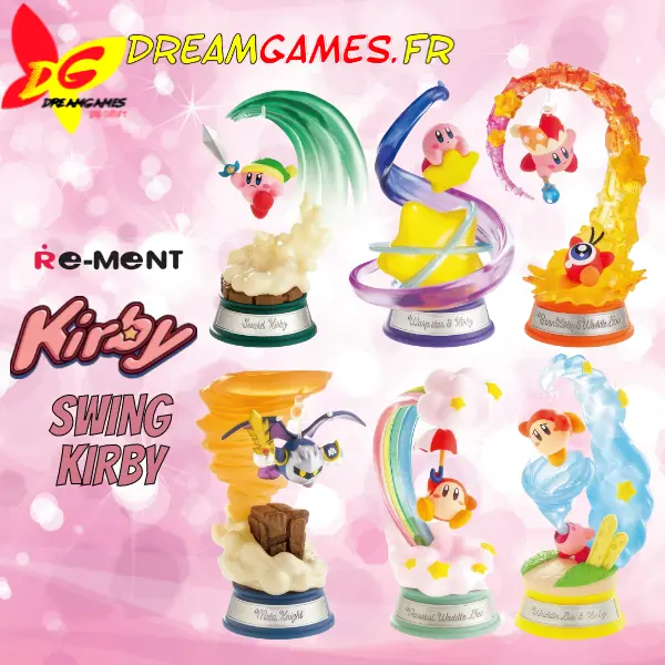 Figurines Swing Kirby Re-Ment 6 Pack