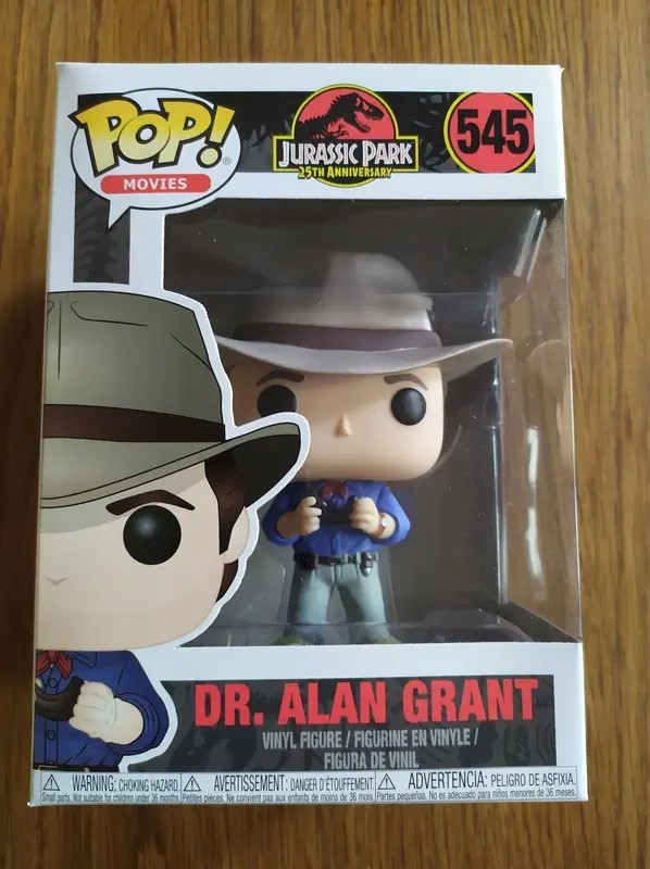 Figurine Funko Pop Dr Alan Grant 545 Jurassic Park