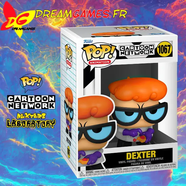 Funko Pop Cartoon Network 1067 Dexter Box