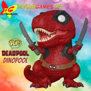 Découvrez le Funko Pop Dinopool, une figurine bobblehead en vinyle audacieuse et amusante. Mesurant environ 10 cm de hauteur, il fait face à l’extinction avec bravoure, mais craint les portes basses.