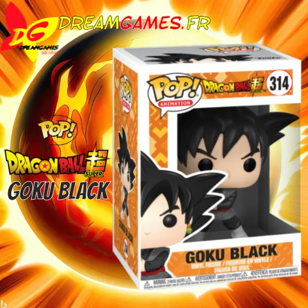 Figurine Funko Pop Goku Black 314 Dragon Ball Super