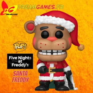 Figurine Funko Pop Santa Freddy de Five Nights at Freddy’s, prête à apporter une touche festive effrayante à votre collection. Survivrez-vous à son ajout?