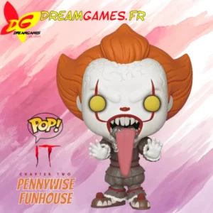 Funko Pop Pennywise Funhouse IT Chapter Two 781 - Figurine effrayante du célèbre clown de l’horreur dans le film IT Chapter Two. Parfait pour les fans de Pennywise et les collectionneurs de Funko Pop!