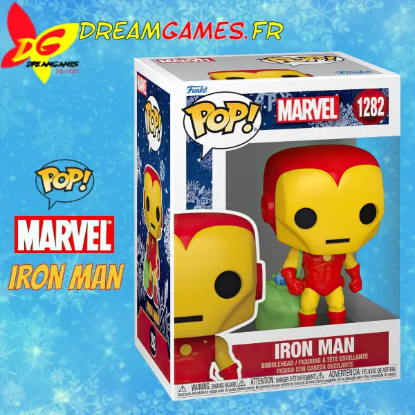 Funko Pop Marvel 1282 Iron Man with Gifts Holiday Box