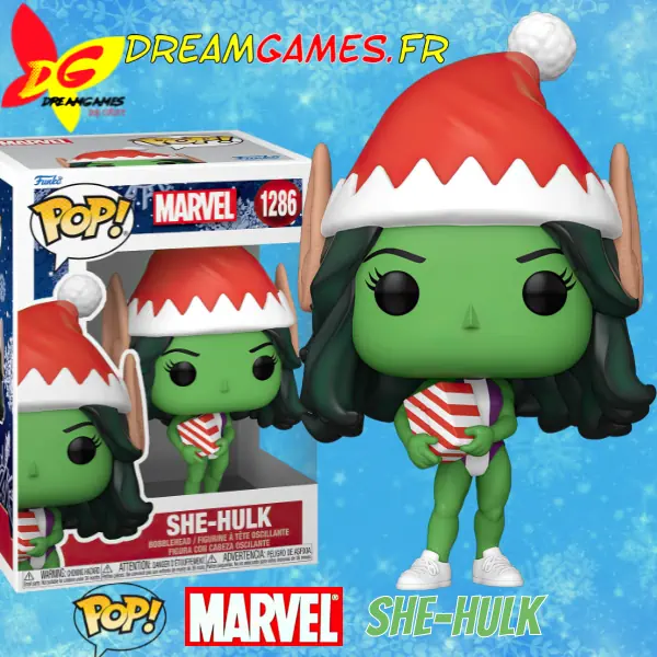 Funko Pop Marvel 1286 She-Hulk Holiday Box Fig