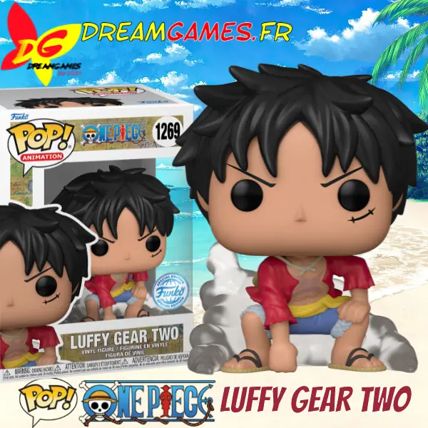 Funko Pop One Piece 1269 Luffy Gear Two Special Edition Box Fig