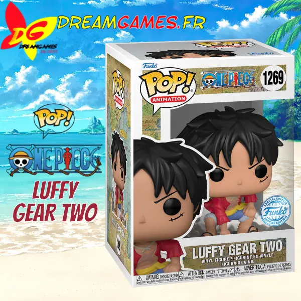 Funko Pop One Piece 1269 Luffy Gear Two Special Edition Box