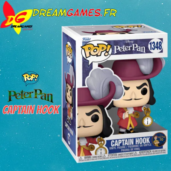 Figurine Funko Pop Captain Hook 1348 Peter Pan