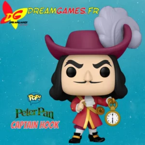 Figurine de collection Funko Pop Captain Hook 1348 de Peter Pan.