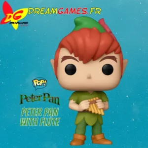 Funko Pop Peter Pan with Flute : Le célèbre héros de Neverland jouant de sa flûte enchantée.