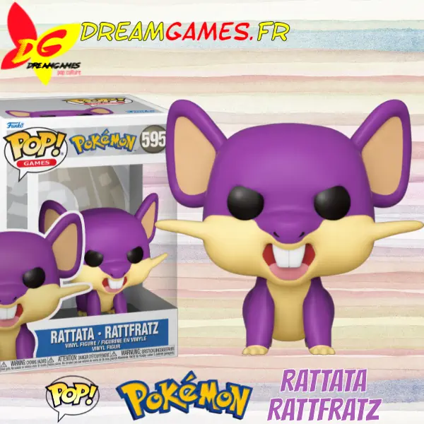 Figurine Funko Pop Rattata 595 Rattfratz Pokemon