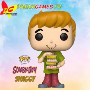 Funko Pop Shaggy with Sandwich Scooby-Doo 626” - Figurine de collection représentant Shaggy avec son sandwich, inspirée de Scooby-Doo.