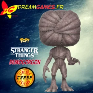 Figurine Funko Pop Demogorgon Chase de Stranger Things 428, monstre terrifiant en détail soigné, une pièce de collection incontournable pour les fans de la série.