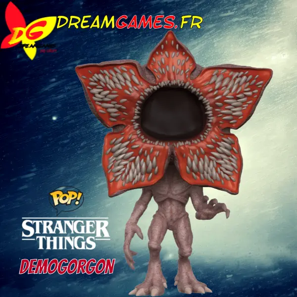 Figurine Funko Pop Demogorgon 428 de Stranger Things, monstre terrifiant avec détails soigneusement conçus, pour les amateurs de la série.
