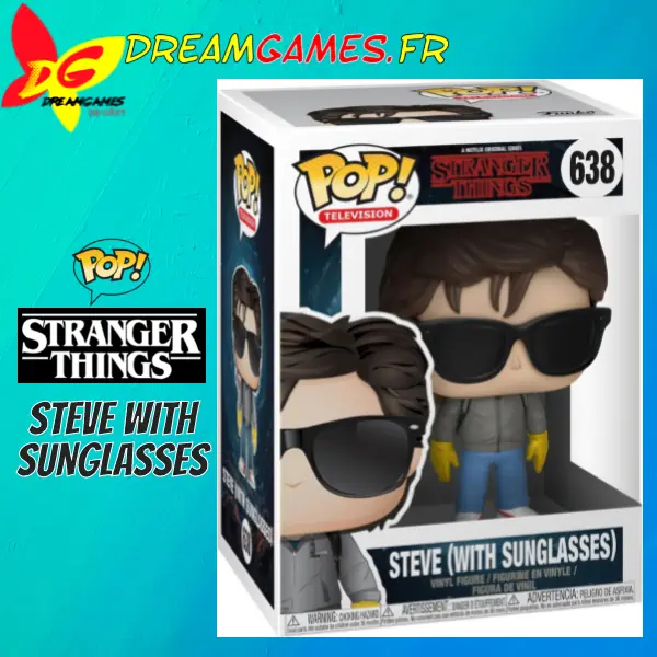 Funko Pop Steve with sunglasses 638 Stranger Things