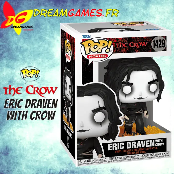 Figurine Funko Pop Eric Draven with Crow The Crow 1429