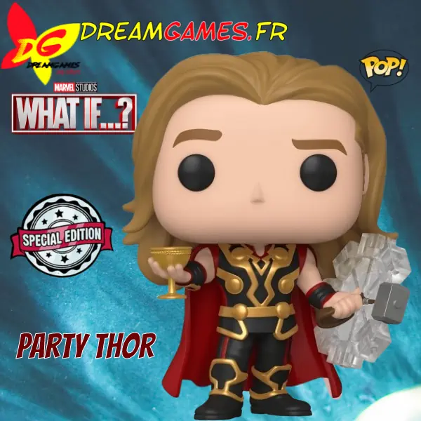 “Funko Pop Party Thor - Figurine de collection pour les fans de Marvel et de Thor. Un must-have pour les collectionneurs et les amateurs de super-héros. Ajoutez une touche de fun à votre décoration avec cette figurine unique.”