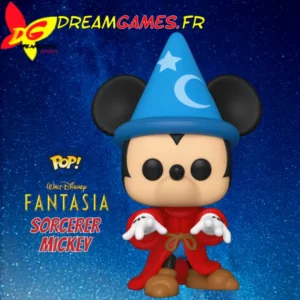 "Funko Pop Sorcerer Mickey : La figurine incontournable pour tous les fans de Mickey Mouse. Ajoutez une touche de magie à votre collection avec ce personnage emblématique vêtu de sa tenue de sorcier. Un must-have pour tous les passionnés de l'univers Disney !"