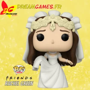 Figurine Funko Pop Wedding Rachel de la série Friends en robe de mariée.