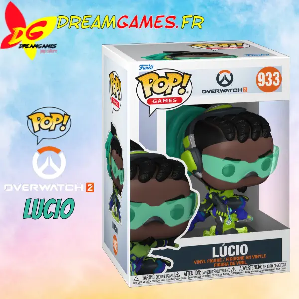 Figurine Funko Pop Lucio 933 Overwatch 2