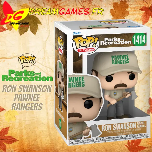 Funko Pop Ron Swanson 1414 Parks and Recreation