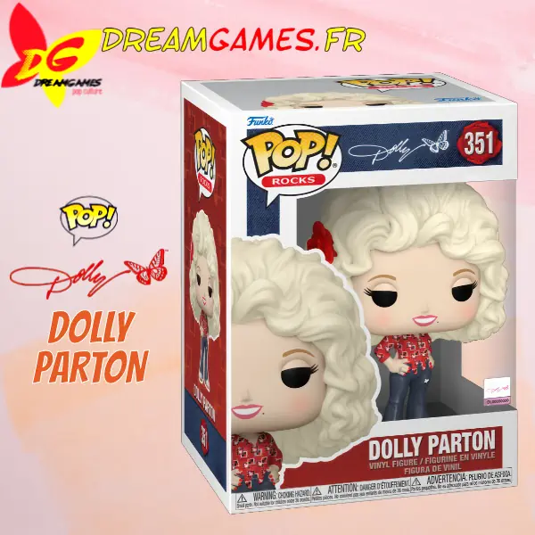 Figurine Funko Pop Dolly Parton 351 Pop Rocks