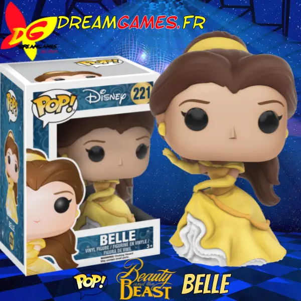 Funko Pop Beauty and the Beast 221 Belle in Gown Box Fig