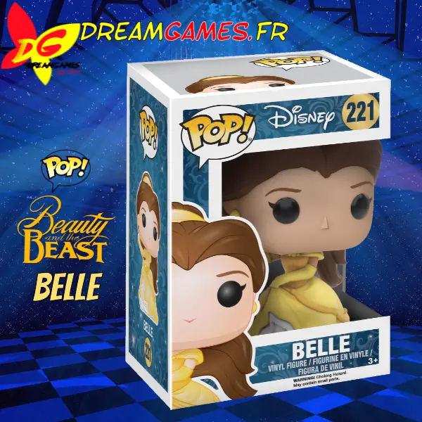 Funko Pop Beauty and the Beast 221 Belle in Gown Box