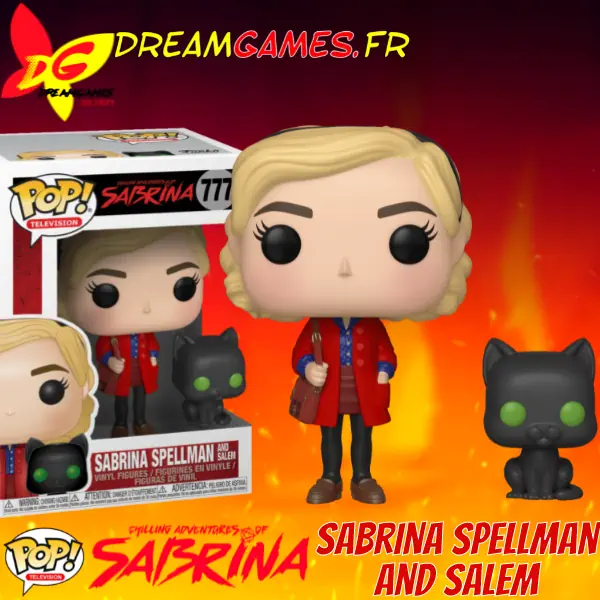 Funko Pop Chilling Adventures of Sabrina 777 Sabrina Spellman and Salem Box Fig