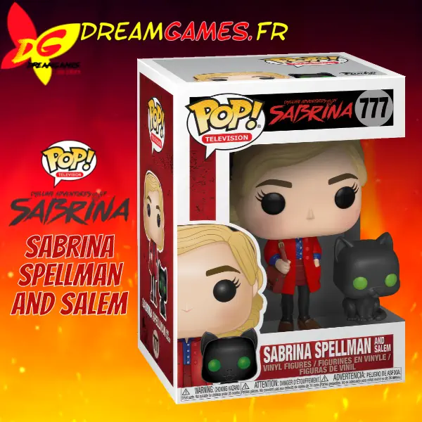 Funko Pop Chilling Adventures of Sabrina 777 Sabrina Spellman and Salem Box