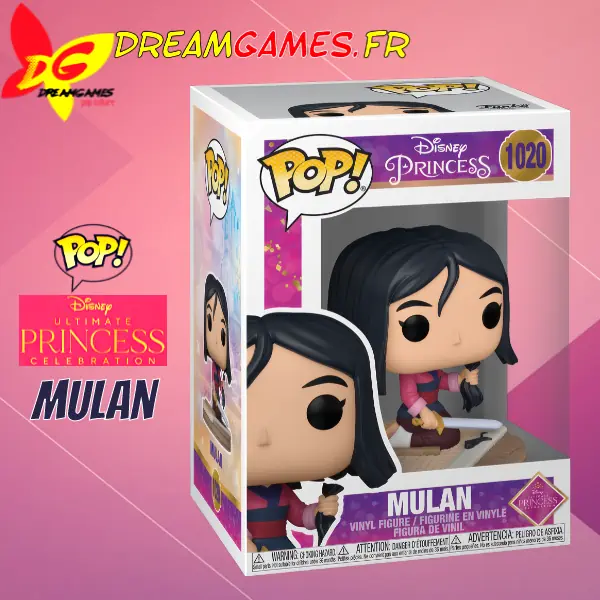 Funko Pop Disney Princess 1020 Mulan Box