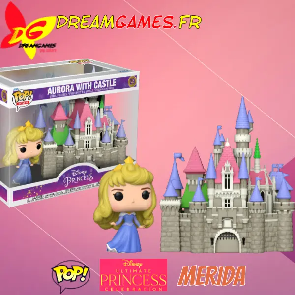 Funko Pop Disney Princess Pop Town 29 Aurora with Castle Box Fig