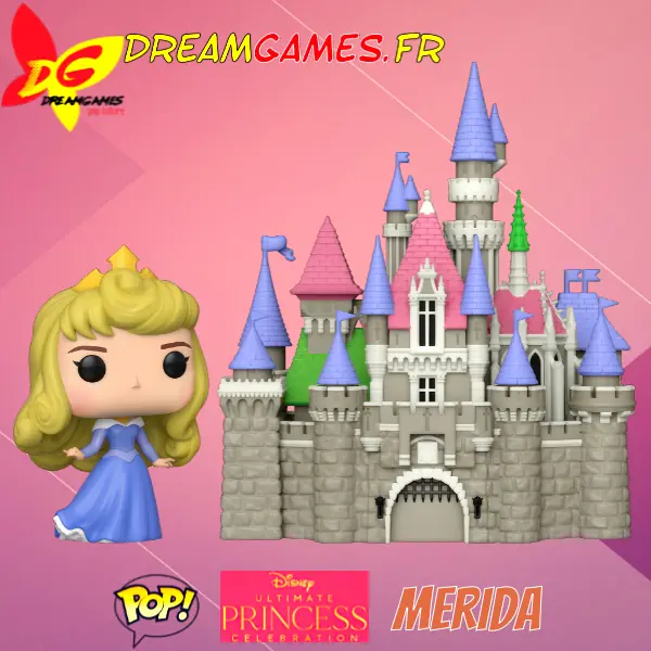 Funko Pop Aurora with Castle, princesse et château pour collection Disney.