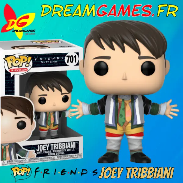 Funko Pop Friends 701 Joey Tribbiani Box Fig