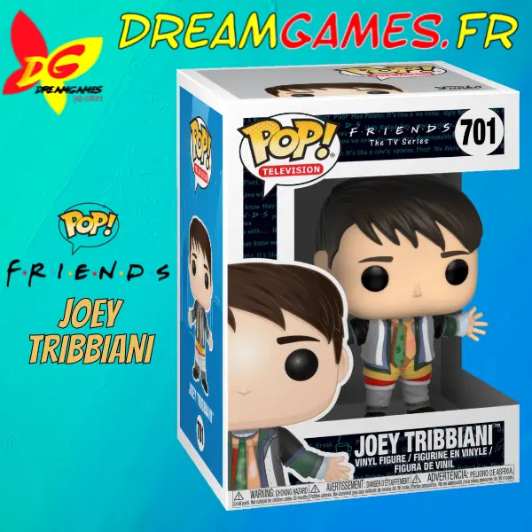 Funko Pop Friends 701 Joey Tribbiani Box