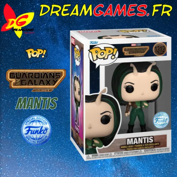 Funko Pop Guardians of the Galaxy Volume 3 1212 Mantis Special Edition Box